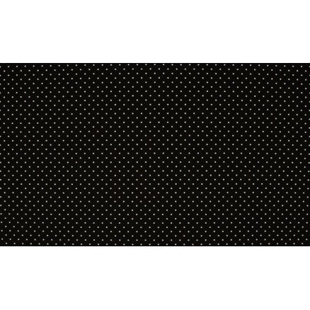 Diverse Minimals Bomullspoplinstoff Print 469 Small Dot Black 145cm 50cm