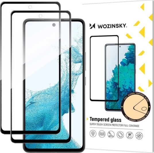 Wozinsky Full Glue Tempered Glass for Samsung Galaxy S26 Plus Compatible with Fingerprint Reader 2 Pcs Wozinsky Full Glue Tempered Glass for Samsung Galaxy S26 Plus Compatible with Fingerprint Reader 2 Pcs