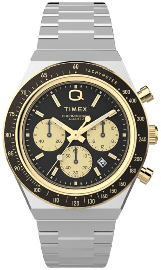 Timex Herreklokke TW2W64200 Q Sort/Stål Ø40 mm