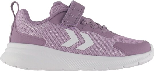 Hummel Sko Actus TR pusteventil Glitter Jr Grå Ridge Hummel 29 Sko Hvit Lilla Rosa