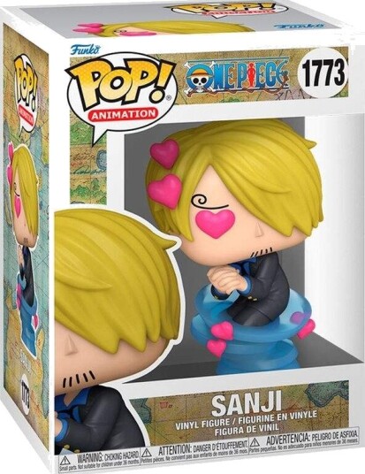 Northix One Piece Sanji-figur samleobjekt animeleke 6 tommer høy