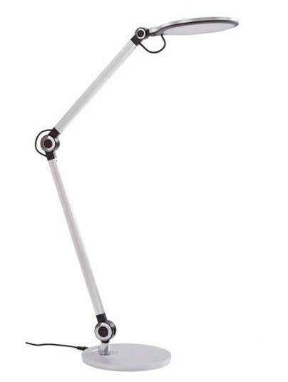 Lindby Nyxaris LED-bordlampe, CCT, sølv