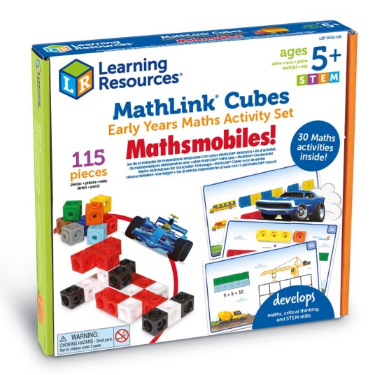 Learning Resources MathLink aktivitetssett Kjøretøyer