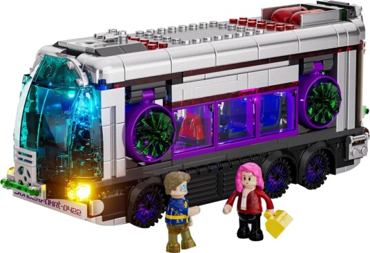 Lumibricks Cyberpunk Neoncity: Future Bus Byggesett 16+ År 605 Deler