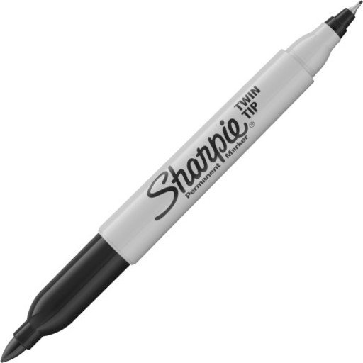 Sharpie Markeringstusj med dobbel tupp Sort