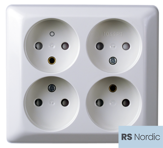 ELKO RS Nordic 4-veis påvegg u/jord RH