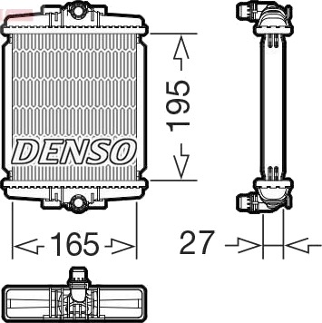 DENSO DRM05077 Radiator, motorkjøling