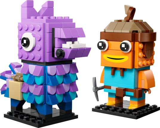 LEGO Figurer av Supply Llama og Fishstick