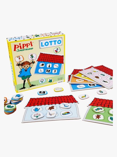 Pippi Langstrømpe Lotto Spill for Barn