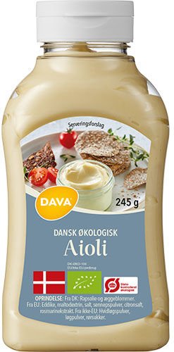 DAVA Aioli Økologisk   245 g