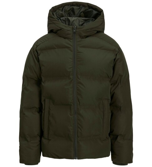 Jack & Jones Junior Pufferjakke jjeSoho Puffer Hood SN Jnr Grønn