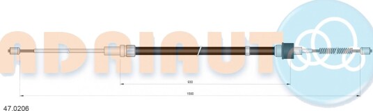 Bremsewire ADRIAUTO 47.0206
