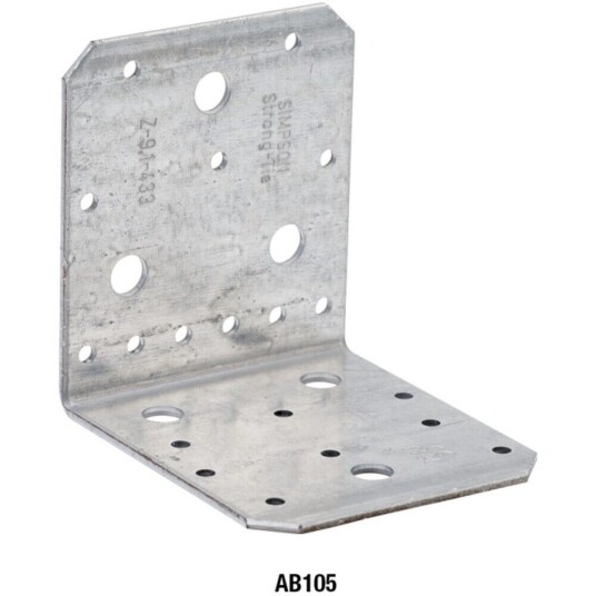 Simpson Strong Tie Vinkelbeslag 105 Uten Ribbe 103x103x3,0x90