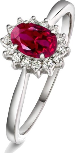 Gold Collection Ring i gull med diamant 0,14 ct WSI størrelse Ring i gull med diamant 0,14 ct WSI 60