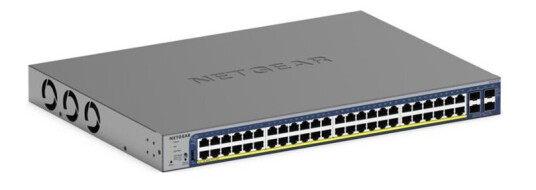 Netgear Smart Gs752txup - V3 - Switch - L3 Lite - Smart - 48 X 10/100/1000 (Poe++) + 4 X 10 Gigabit Sfp+ - Stasjonær, Rackmonterbar - Poe++