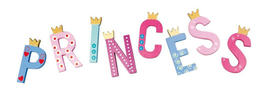 Micki Prinsessebokstav D Micki Prinsessebokstav D