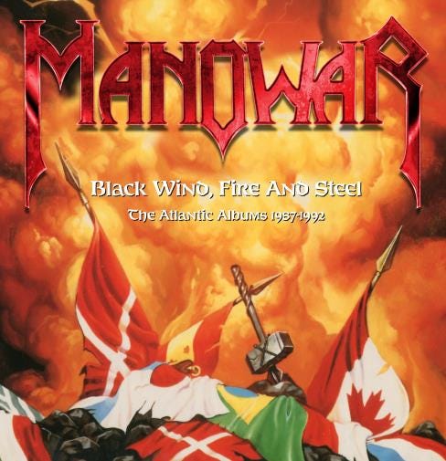 Manowar Black Wind, Fire And Steel: Atlantic Albums 19871992 CD Manowar Black Wind, Fire And Steel: Atlantic Albums 19871992 CD