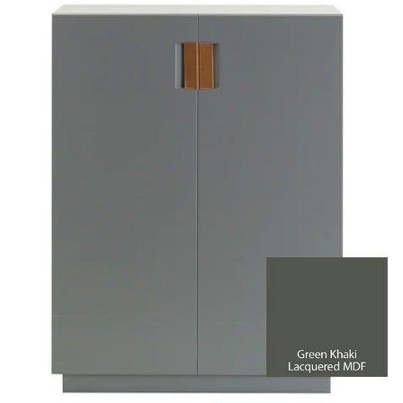 Asplund Frame 80 High Cabinet Green Khaki Asplund Frame 80 High Cabinet Green Khaki