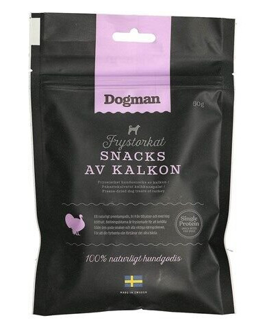 Dogman Frysetrket Snacks Av Kalk 50G