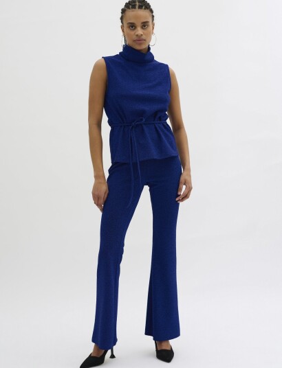 My Essential Wardrobe Sinemw Bootcut Pant Blue S