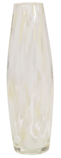 Vase Virvel Hvitbeige