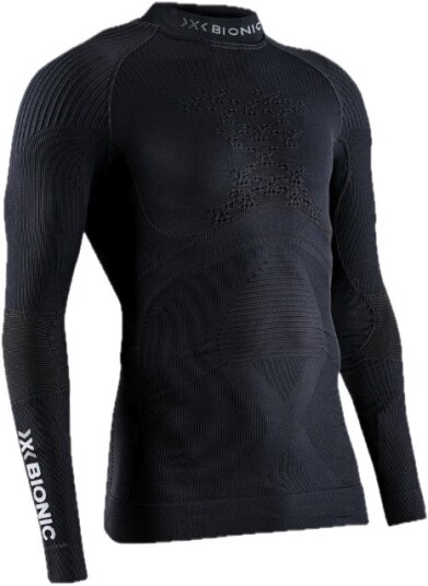X bionic X bionic® Energy Accumulator 4.0 Shirt Turtle Neck Lg Sl Men Opal Black/arctic White XL