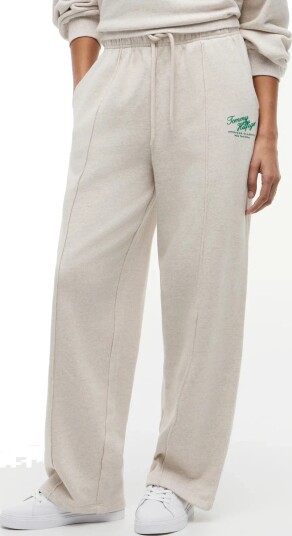 Tommy Hilfiger Mdrn Script Terry Sweatpants Cream L
