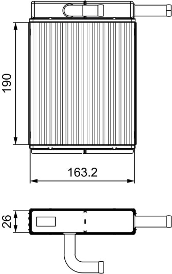 Varmeapparat register VALEO 811558