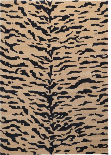 Ryetepper Zebra Tufted Wool Premium beige/svart Størrelse: 160 x 230 cm