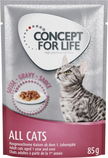 Concept For Life Outdoor Cats + All Cats I Saus 3 X 3 kg + 12 X 85 G
