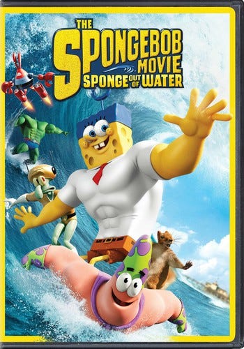 Spongebob Movie: Sponge Out Of Water DVD Spongebob Movie: Sponge Out Of Water DVD