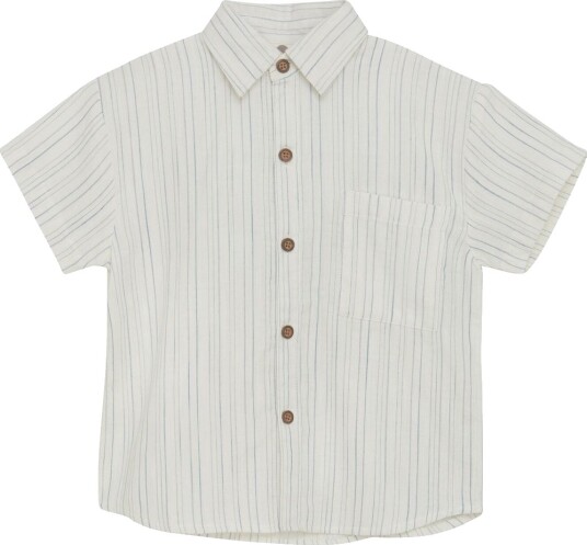 En Fant Shirt SS Woven Eggnog (104 / 4 år)
