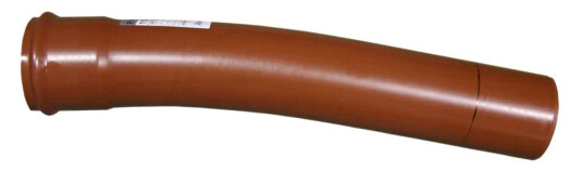 Pipelife Langbend PVC 400mm / 11 °