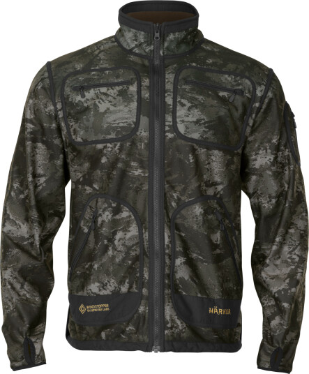 Härkila Men"s Kamko Noctyx WSP Reversible Fleece Jacket Axis Msp®black/willow Green M Härkila Men"s Kamko Noctyx WSP Reversible Fleece Jacket Axis Msp®black/willow Green M