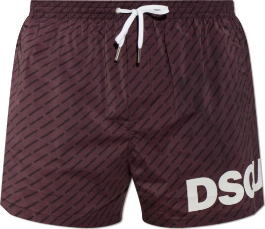 Dsquared2 Herre Svømmetøy Rød S,