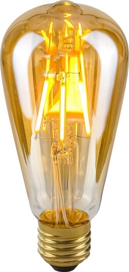 Italux Ravfarget Edison Pære E27 4W Varm Led Lds St64 A