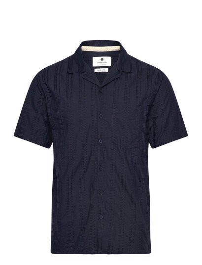 Anerkjendt Akleon Emb S/S Shirt - Navy - S