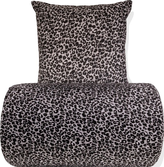 Sengetøy 140x220 cm   100% bomull   Leopardmønster