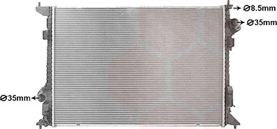 VAN WEZEL 33012715 Radiator motorkjøling VAN WEZEL 33012715 Radiator motorkjøling