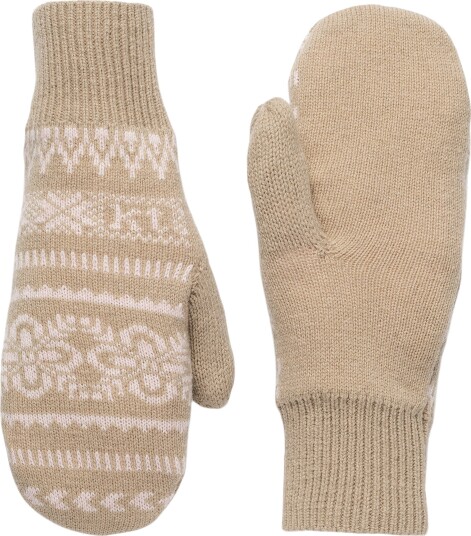 Kari Traa Women's Selma Knit Mittens Mocha 6