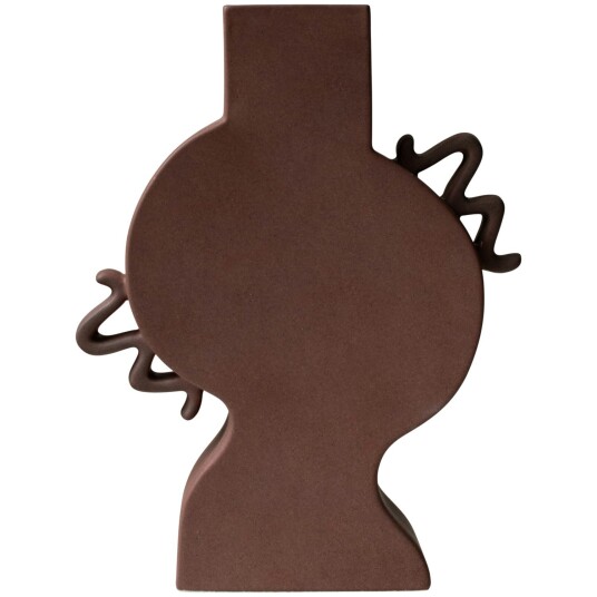Dbkd Flat Vase Large Brun
