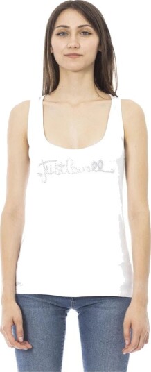 Just Cavalli Dame Topper Hvit L,