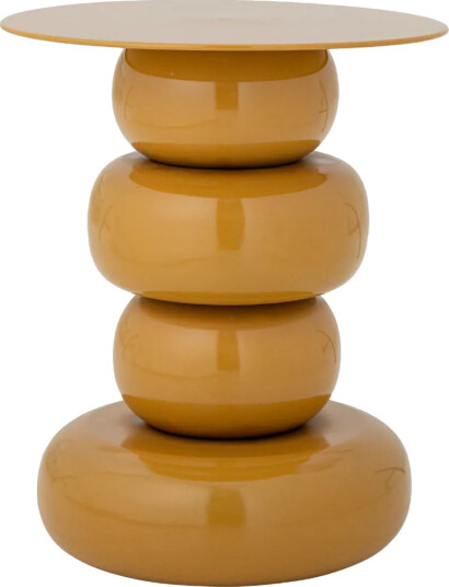Bloomingville Olonne Side Table Yellow Ø 41 CM