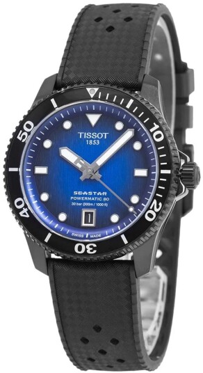 Tissot Herreklokke T120.807.37.041.00 Seastar 1000 Blå/Gummi Ø40 mm