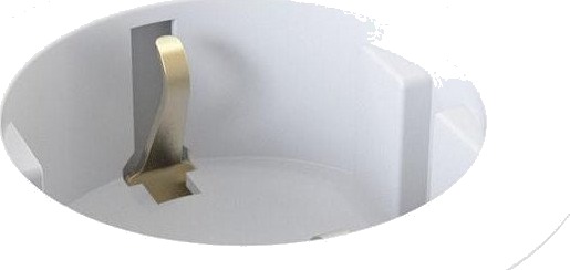 Axessline Powerdot Mini Strømkontakt (1-veis) - Hvit