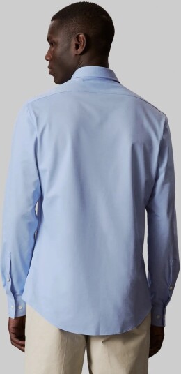 Calvin Klein Slim Ref Knit Sld Blue 38 Calvin Klein Slim Ref Knit Sld Blue 38