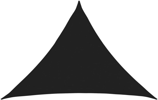 vidaXL Solseil Svart 7 x 5 x 5 m HDPE