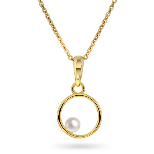 Pan Jewelry, Smykke i forgylt 925 sølv med ferskvannsperle
