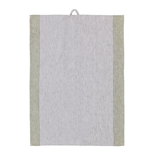 Södahl Statement Stripe kjøkkenhåndkle 50x70 cm green