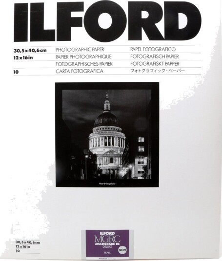 Ilford Multigrade V RC Deluxe Pearl Fotopapir 30.5x40.6 cm 10 ark